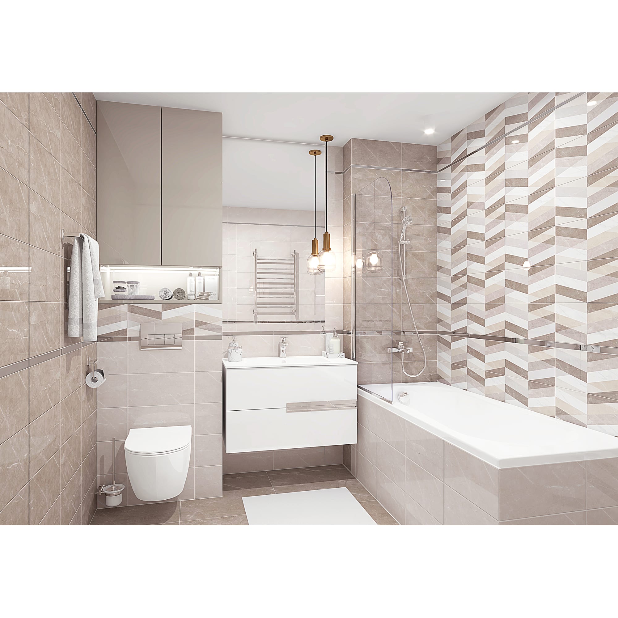 82794881 Керамогранит 40.2х40.2 см 1.62 м² цвет коричневый SAVOY Santreyd - Вид №3