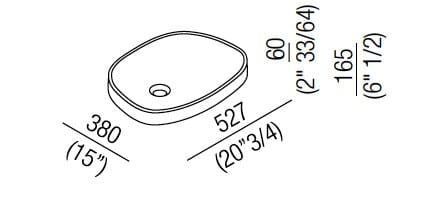 Умывальник из cristalplant® Agape Pear ARCH-00104982 - Вид №2