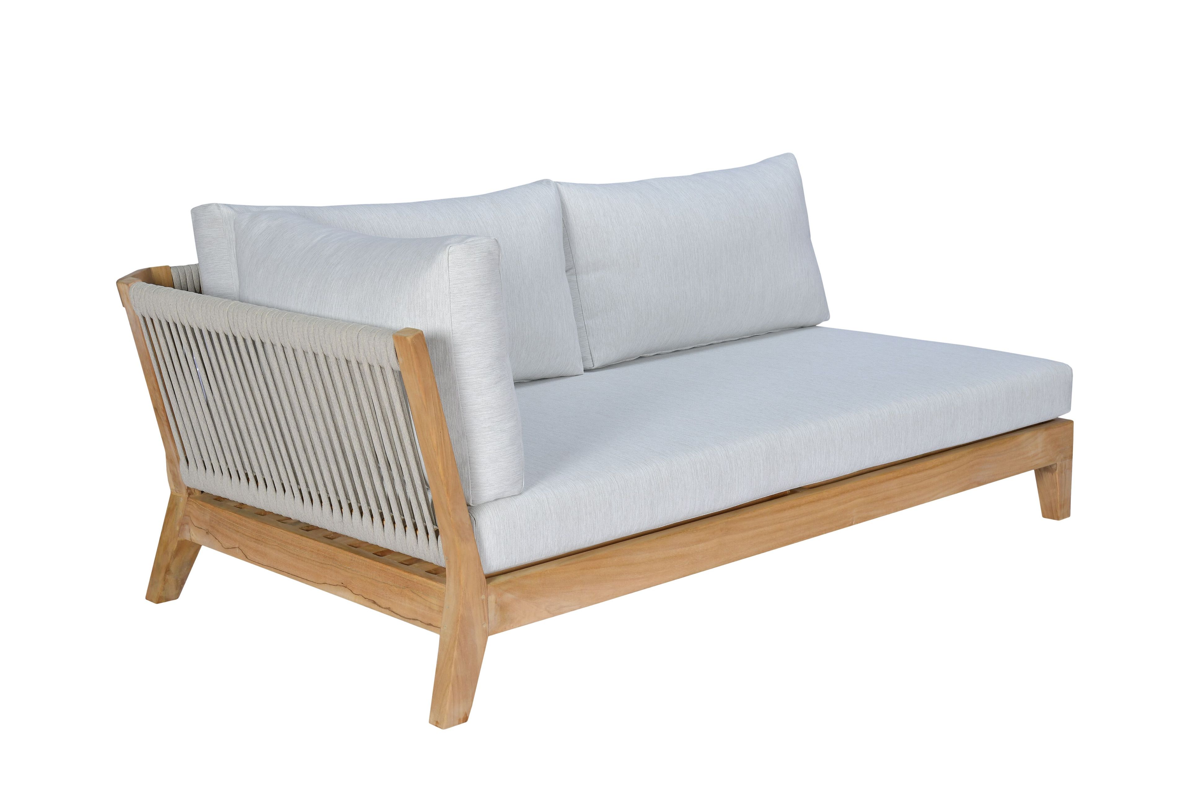 Правый / левый модуль для секционного дивана из тикового дерева cbdesign Венская модульная ARCH-00096006 - Вид №31