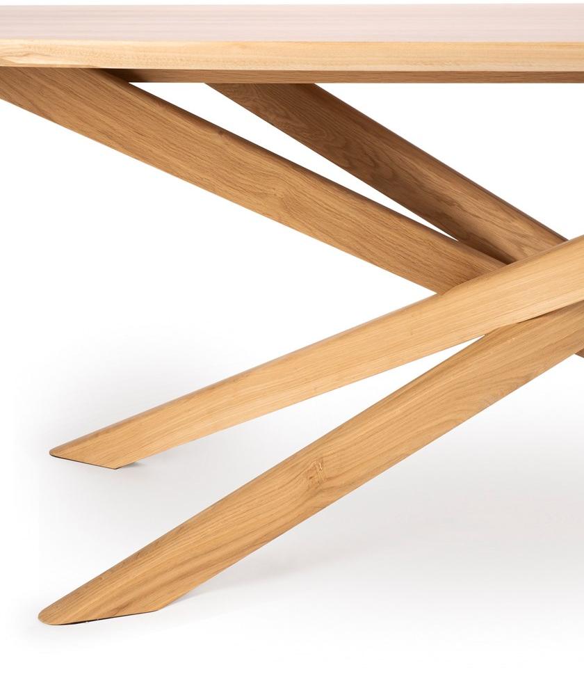 Ethnicraft Овальный обеденный стол из дуба Oak mikado 50181 - Вид №1