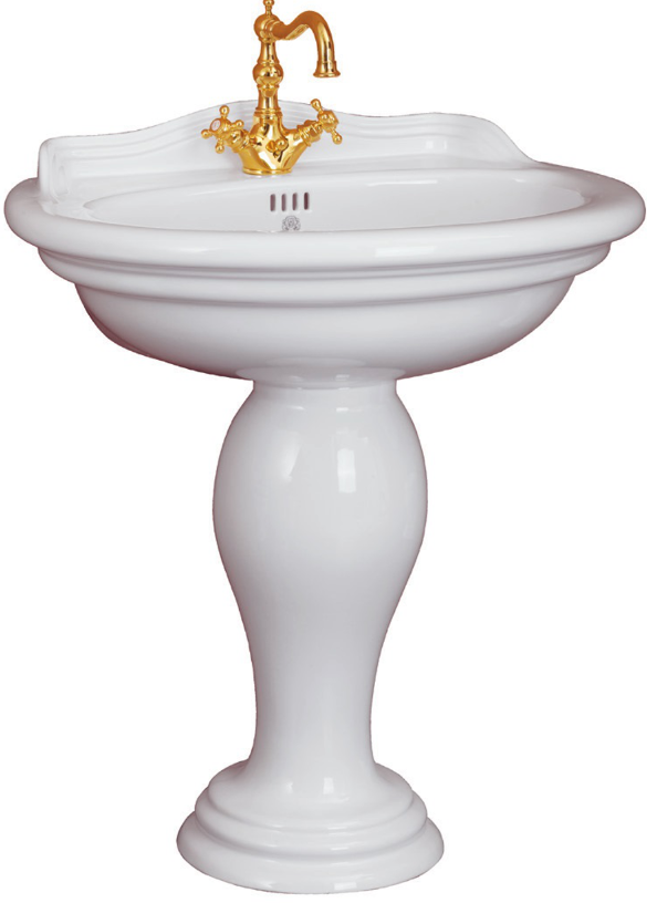 ML.MLD-25.752BI Раковина-тюльпан Migliore Milady ML.MLD-25.752.BI