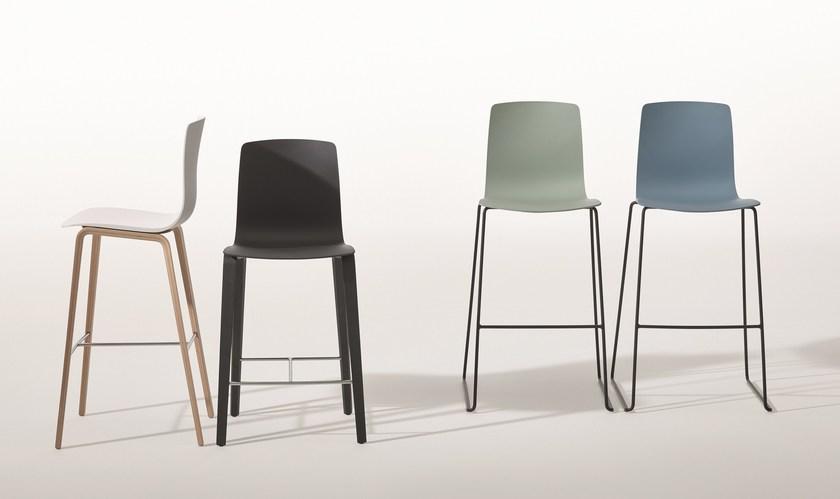 arper Высокий деревянный табурет с подставкой для ног Aava sun-id-1496422 - Вид №1