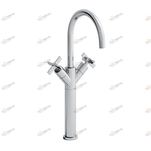 CRICR248 Смеситель для раковины TALL со сливом Up & Down 1 ”1/4 Cristina Rubinetterie 