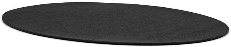 Овальная подставка для столовых приборов - 48X36 см / зернистая кожа_манго