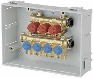 CALEFFI Предварительно собранный коллектор с одиночными перехватами 359