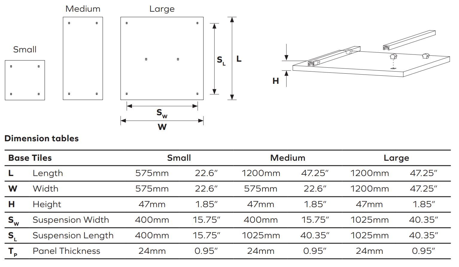 Рециркулированная пластиковая подвесная акустическая панель IMPACT ACOUSTIC® ARCHISONIC® Felt ARCH-00019554 - Вид №2