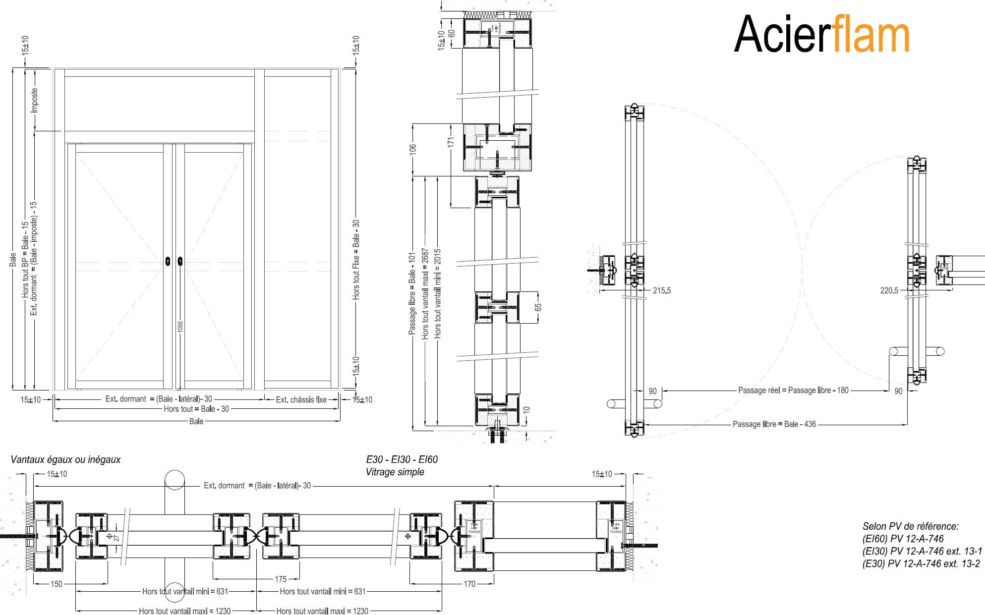 SVF Пожарный выход Acierflam Acierflam-bp2v-i-l - Вид №10
