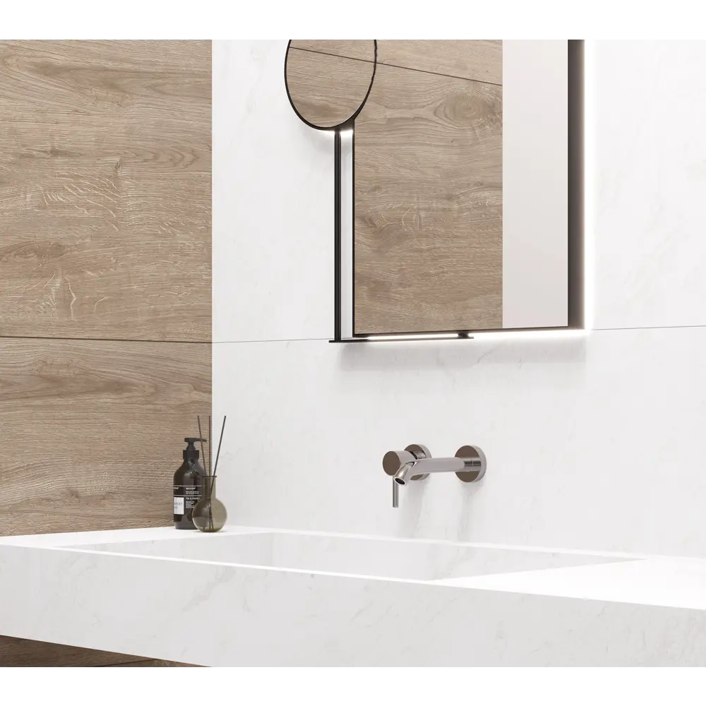 Глазурованный керамогранит Ceradim Fog Day 60x120 см 1.44 м² лаппатированный цвет белый 89457845 STLM-2073489 - Вид №2