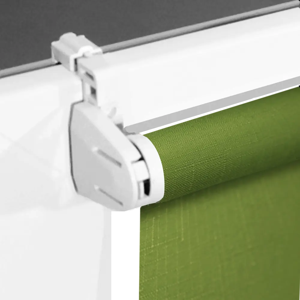 Штора рулонная Inspire «Шантунг», 140х175 см, цвет зелёный STLM-2203559 - Вид №3