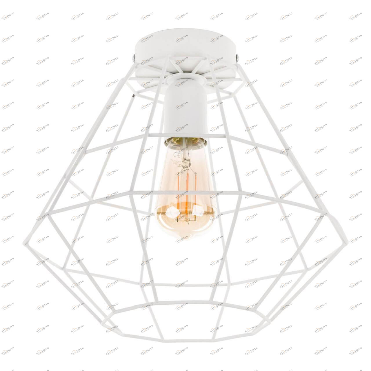 Потолочный светильник TK Lighting 2295 Diamond TK LIGHTING DIAMOND WHITE 196504 Белый 