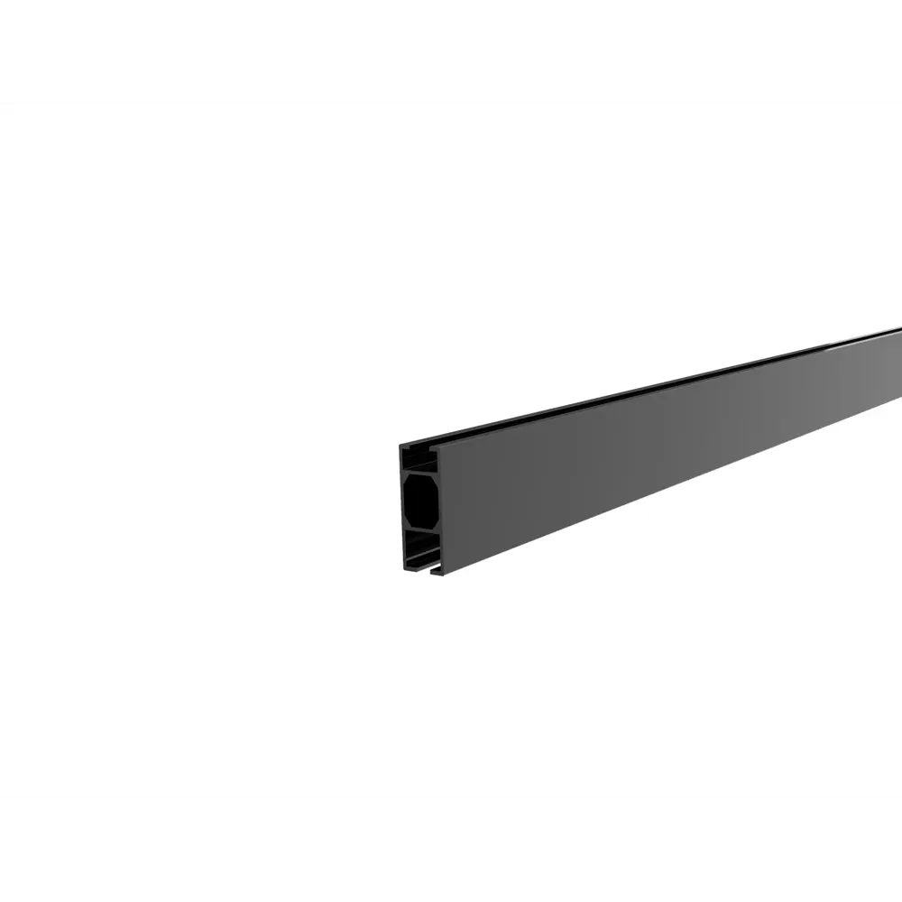 Профиль для карниза Хайтек 240 см алюминий цвет черный ARTTEX STLM-2170237