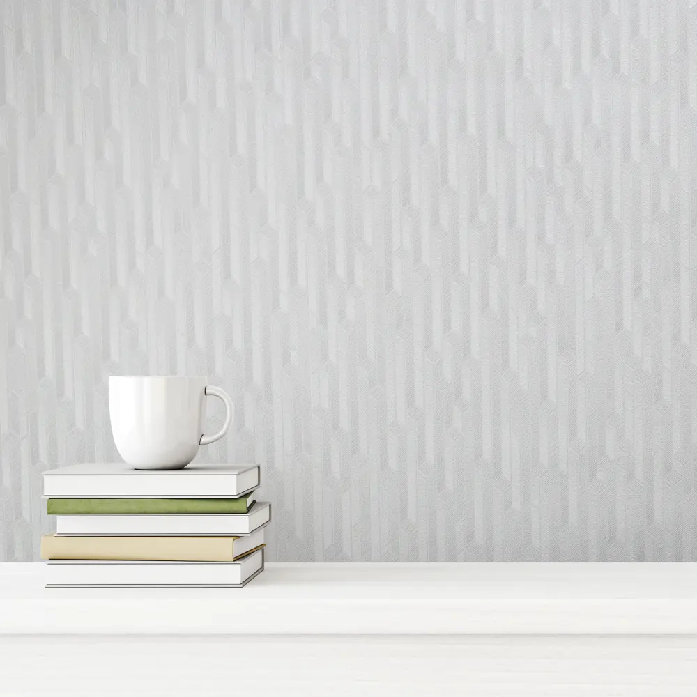 Обои флизелиновые Palitra Home Vertikal серые 1.06 м HC72599-14 Vertikali STLM-2104751 - Вид №4