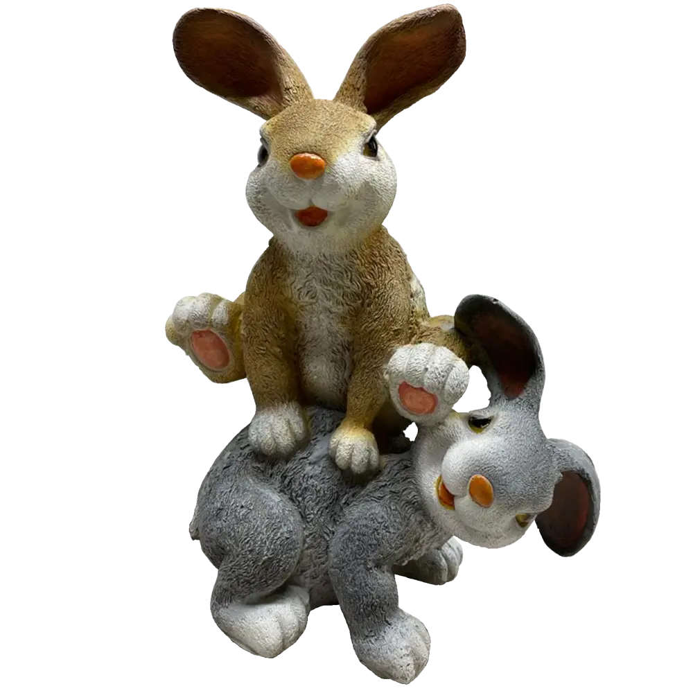 Santreyd Зайцы-прыгуны - садовая фигура из искусственного камня 84430252 STLM-0049951