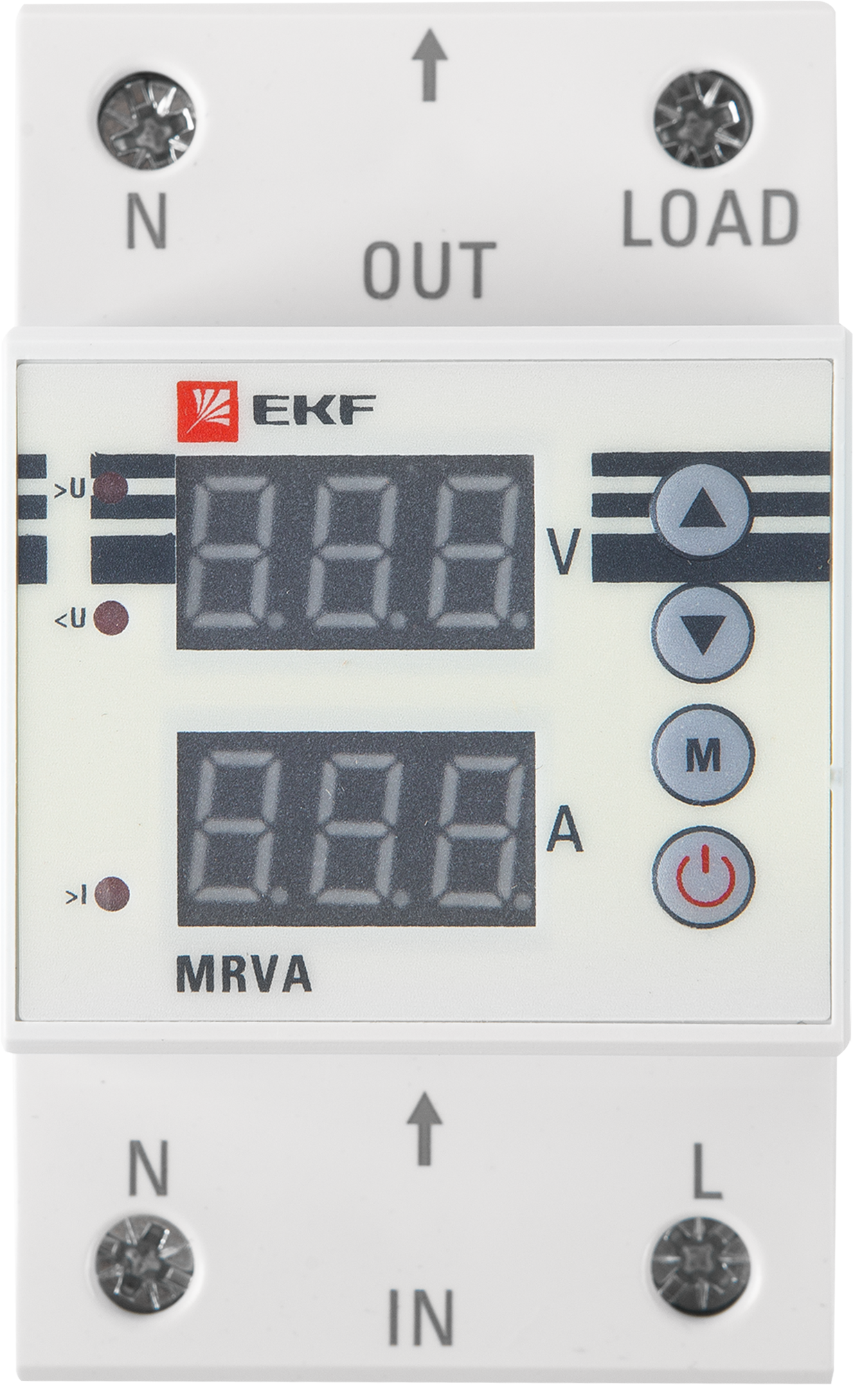 Реле контроля напряжения EKF MRVA 63А с дисплеем для защиты оборудования 82849634 STLM-0036988 - Вид №1