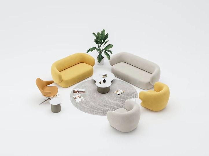 Grado Design 2-местный тканевый диван Swell Swe-sf-2s - Вид №8