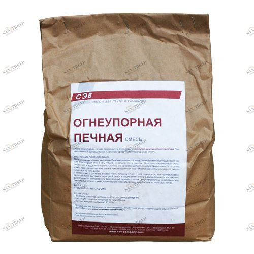 Огнеупорная смесь 3 кг СЭВ Santreyd 2634