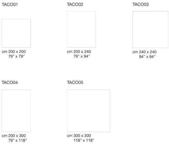 Paola Lenti Однотонный прямоугольный коврик из ткани High tech sun-id-1509309 - Вид №5