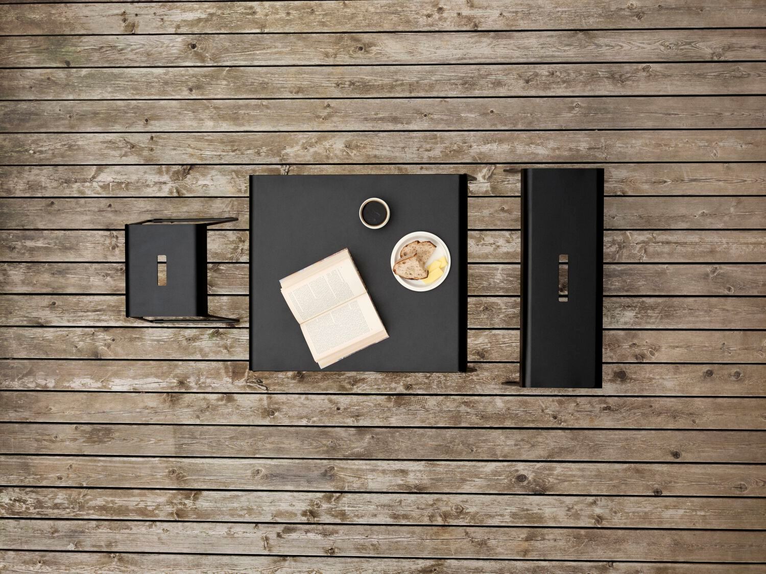 Низкий стул с порошковым покрытием ZONE DENMARK A-Collection ARCH-00146104 - Вид №2