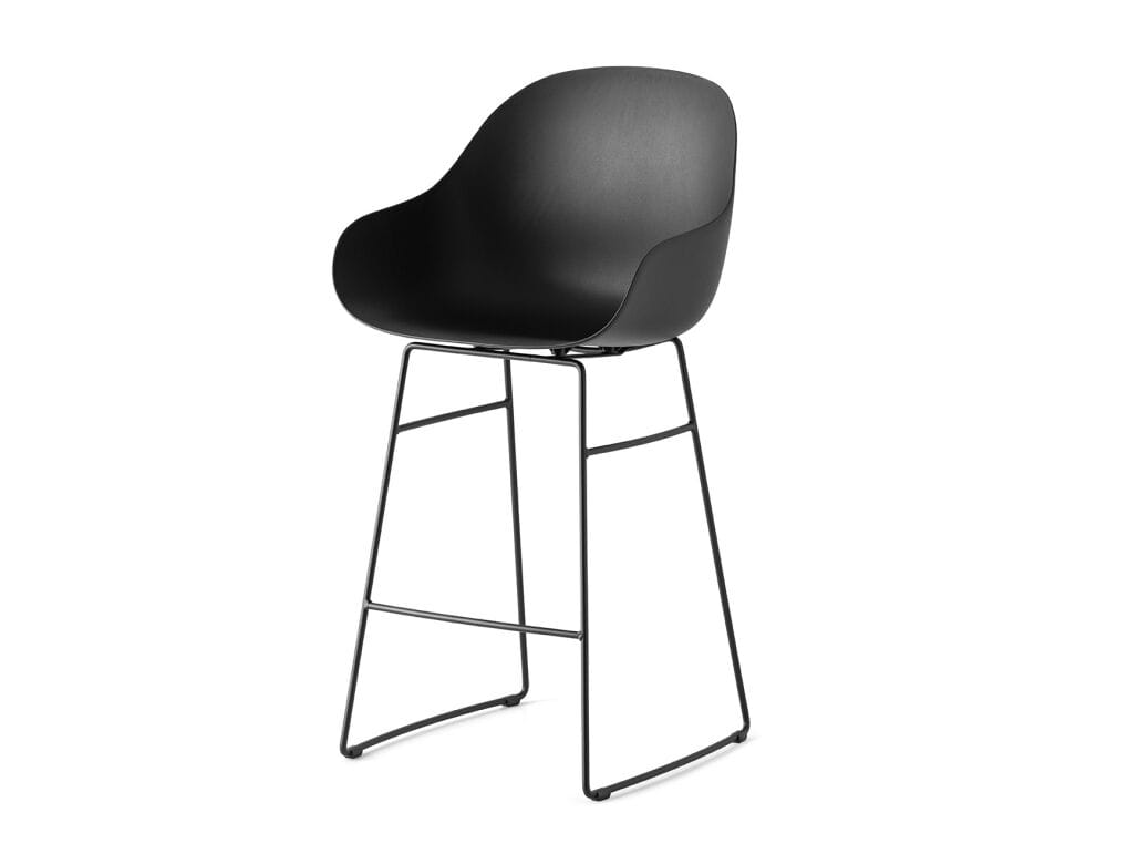 Высокий табурет из полипропилена с металлическими ножками Connubia Академия ARCH-00053677 - Вид №1