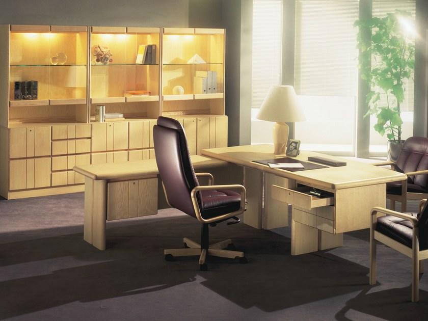 Dyrlund Офисный шкаф / офисный книжный шкаф из дерева Commodore 8900/8904/8906  - Вид №1