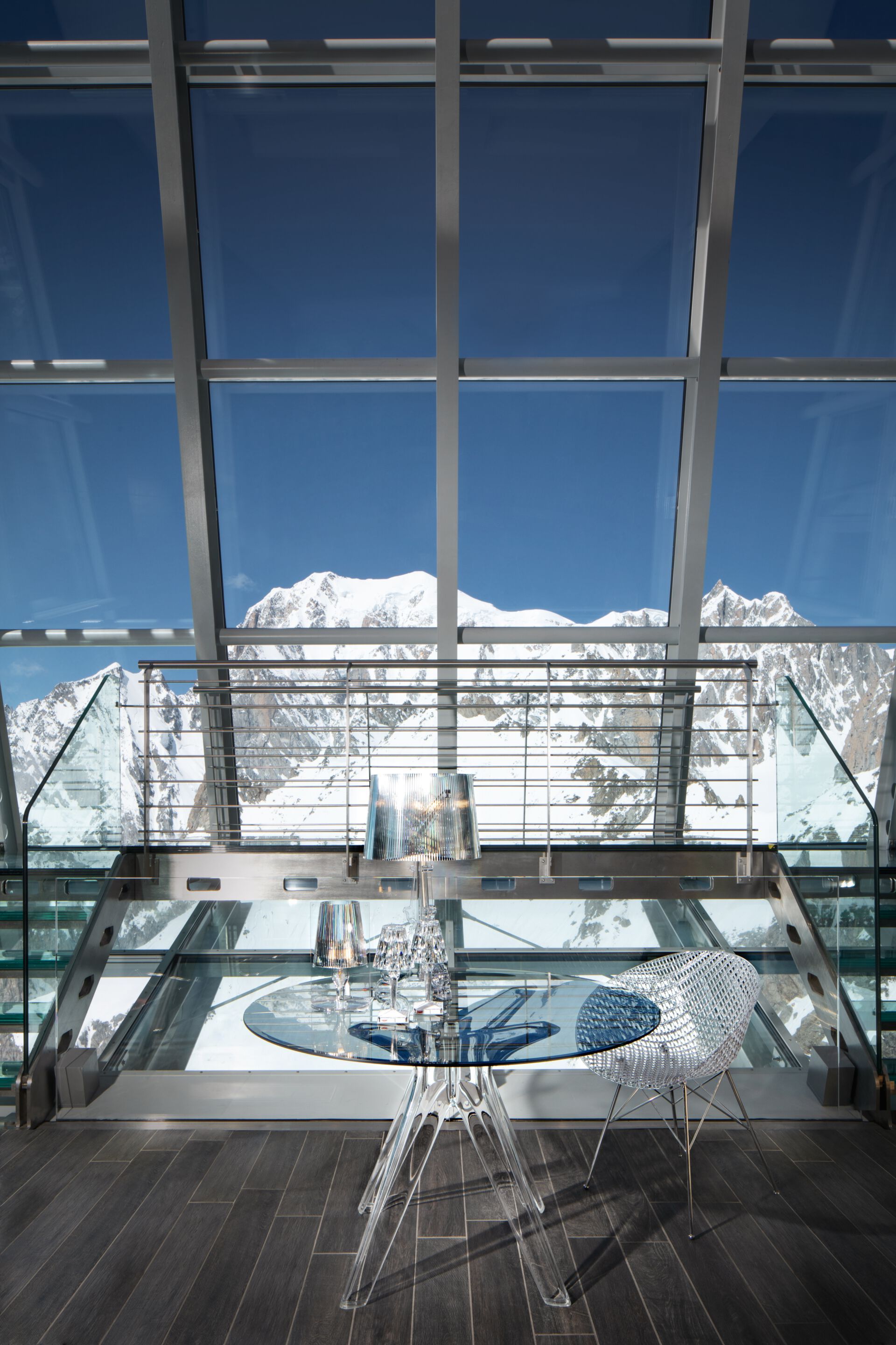 Поликарбонатная светодиодная настольная лампа с регулируемой яркостью Kartell BOURGIE ARCH-00127267 - Вид №1