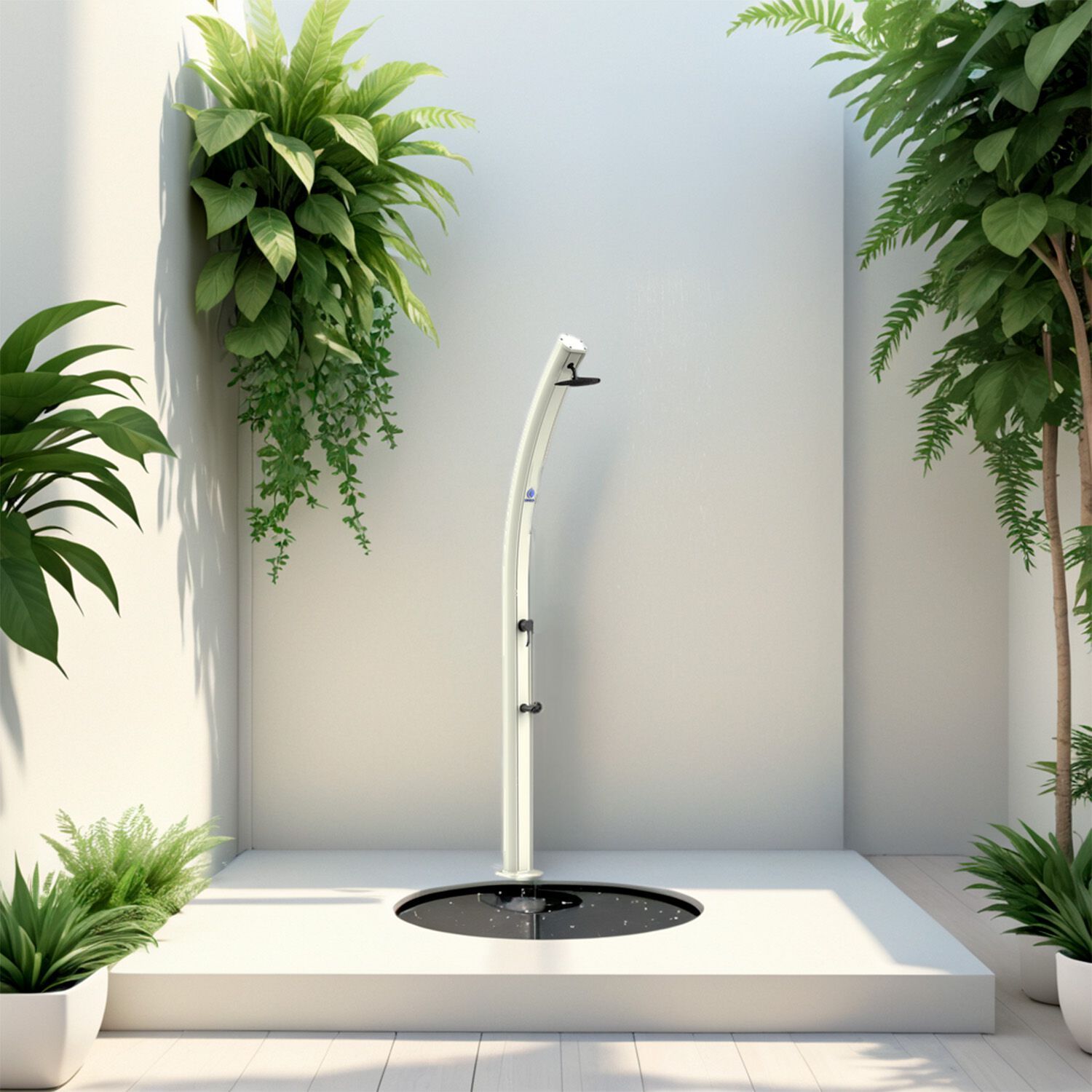 Алюминиевый солнечный душ с душем SINED EMI ARCH-00047335 - Вид №9