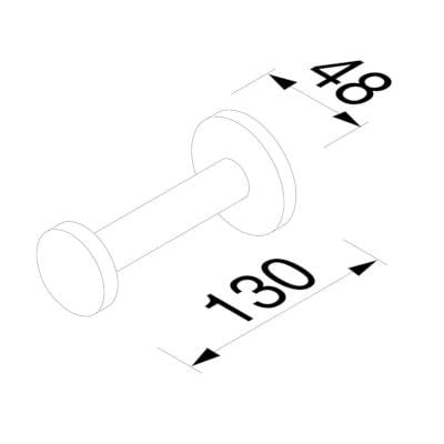 Держатель рулона из нержавеющей стали Geesa Nemox ARCH-00111521 - Вид №3