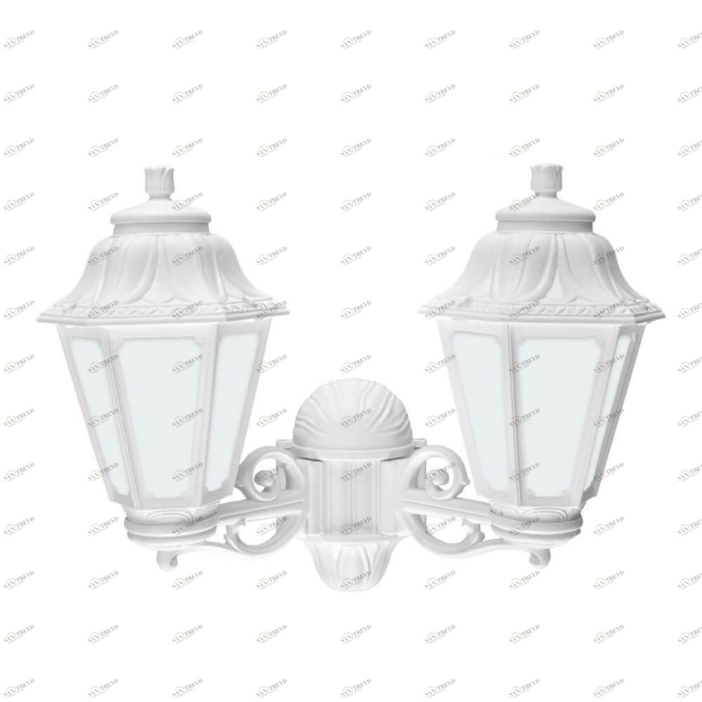 Уличный настенный светильник Fumagalli Porpora/Anna E22.141.000.WYF1R FUMAGALLI ПОД СТАРИНУ, ФОНАРЬ 271817 Белый 