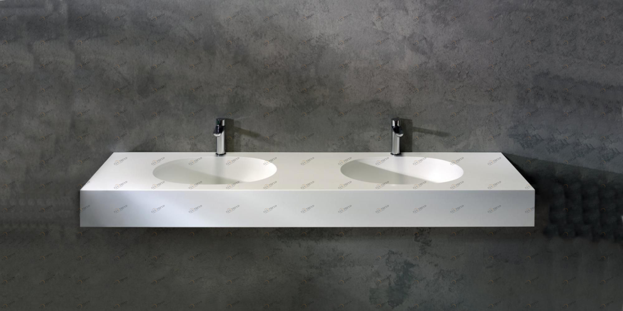 379 Подвесная раковина настенная овальная Karol Glow белая Karolitalia