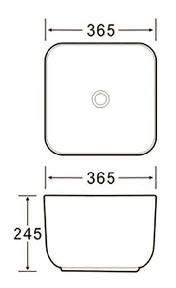 Раковина чаша SL-1111 SANTILINE  - Вид №1