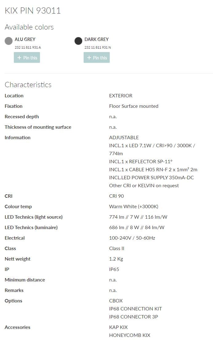 Светодиодный световой столб Deltalight Kix ARCH-00064245 - Вид №15