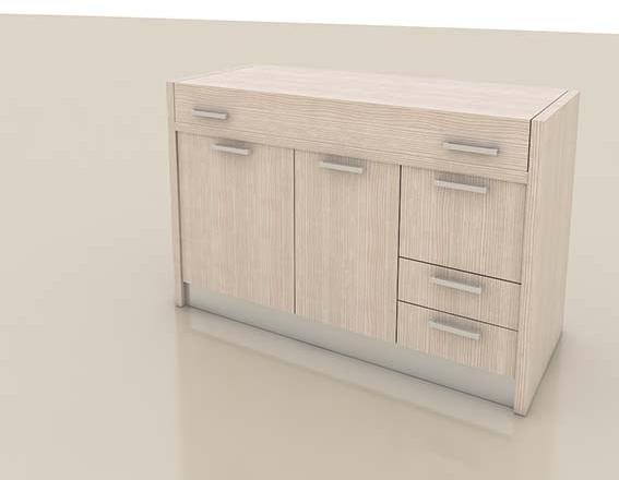 Mobilspazio Выдвижная деревянная мини-кухня Zeus K141 - Вид №2