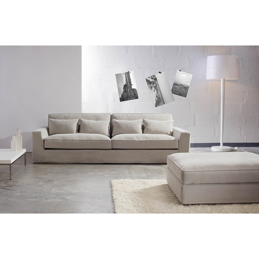 Диван New York, четырехместный, белый Sits S1476 - Вид №1