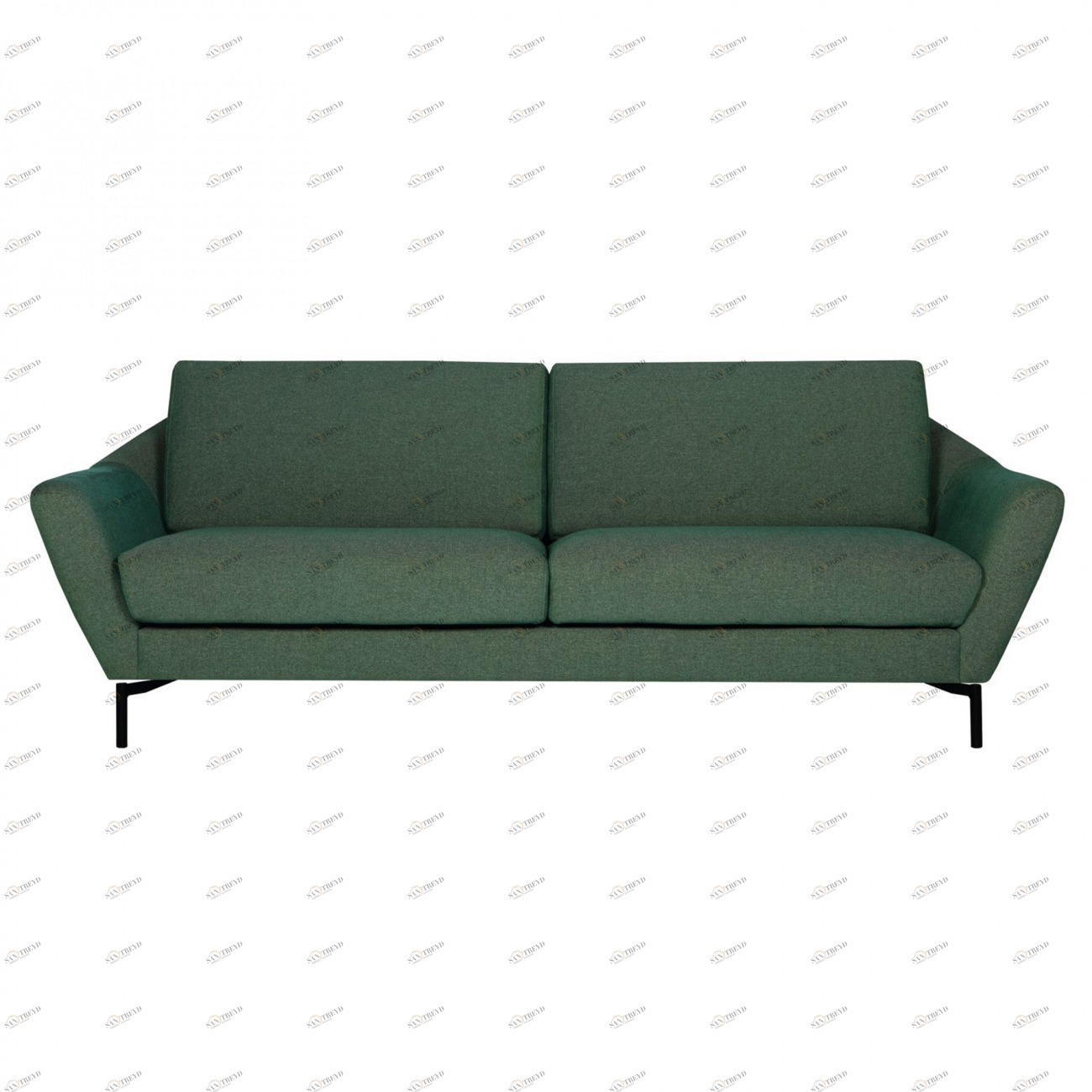 Диван трехместный прямой зеленый Agda SITS ДИЗАЙНЕРСКИЕ, AGDA 191851 Зеленый 