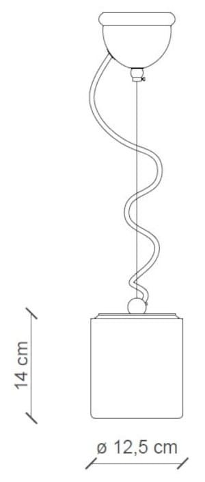 Керамический подвесной светильник FERROLUCE Винтаж ARCH-00068961 - Вид №2