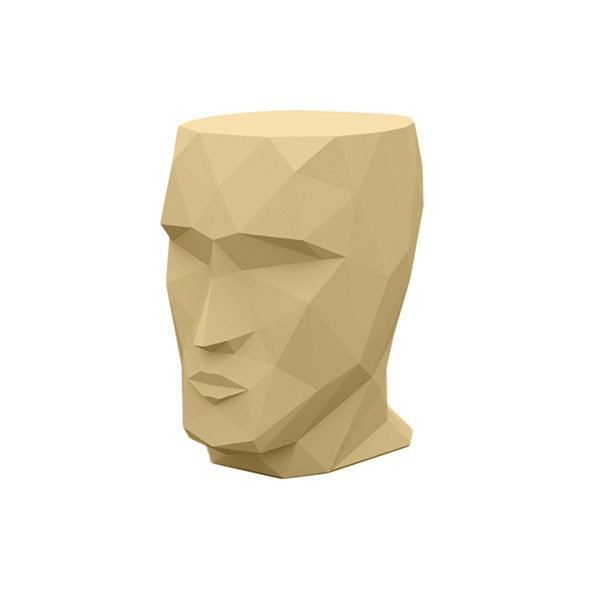 070209 Табурет матовый бежевый Vondom Adan - Вид №1