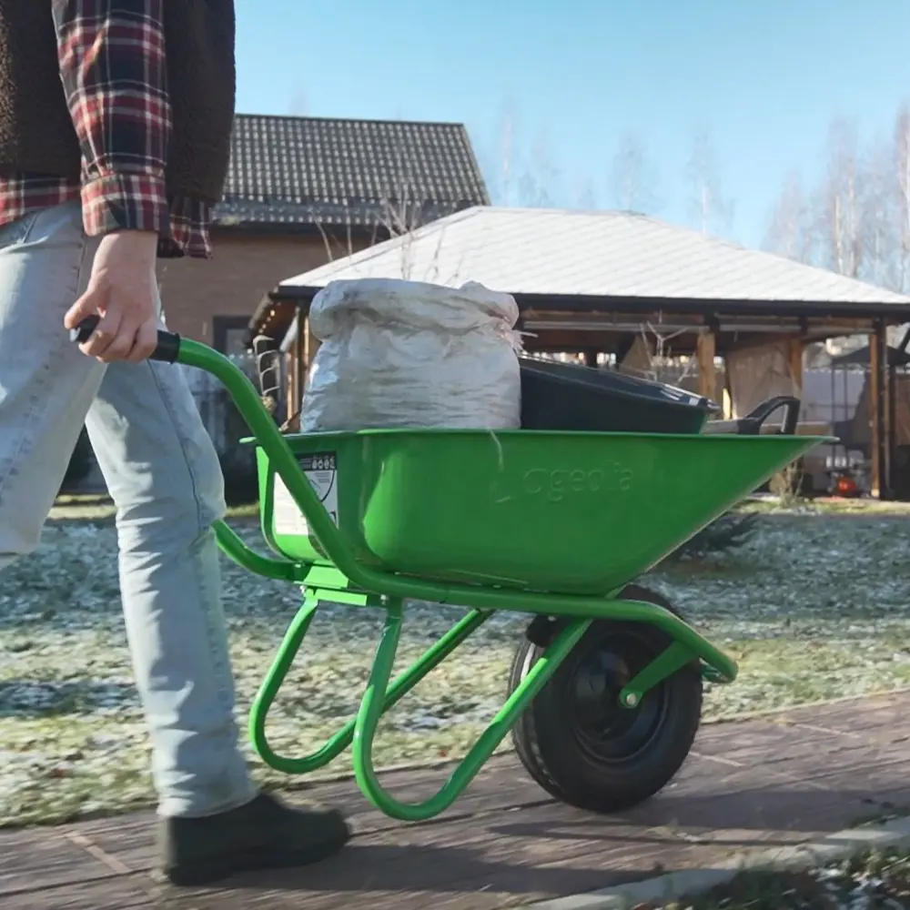 Рама для садовой тачки Geolia одноколесная стальная 200 кг 85112863 STLM-0058944 - Вид №8