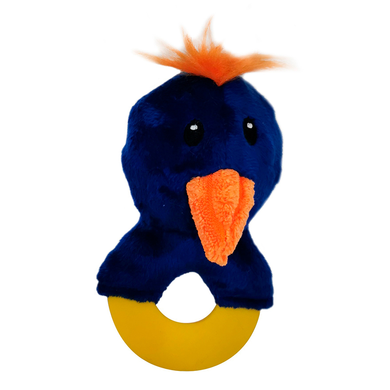 ПР0050346 Игрушка для собак Meadow Звери на кольце с пищалкой плюш 13см CHOMPER  - Вид №1