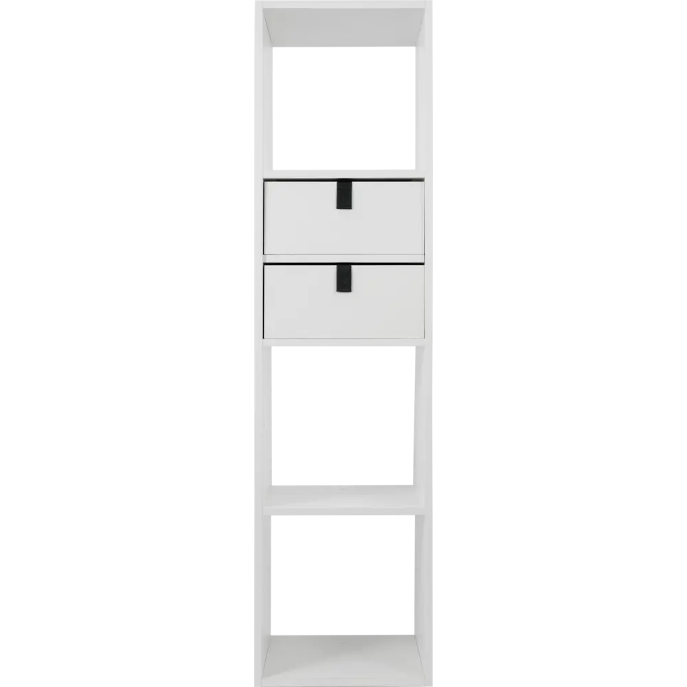 Стеллаж Spaceo KUB 4 секции 36x139.3x31.7 см ЛДСП цвет белый 82731913 STLM-2002290  - Вид №6