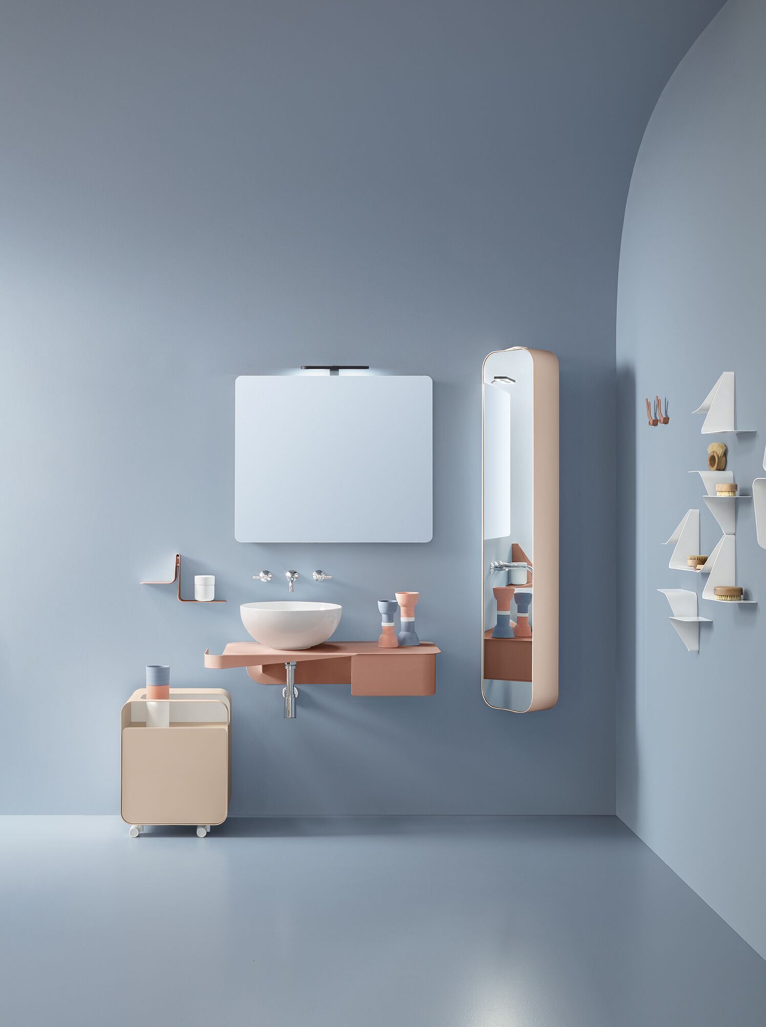 Подвесной умывальник с ящиками ARBLU Тюльпан ARCH-00048149 - Вид №2