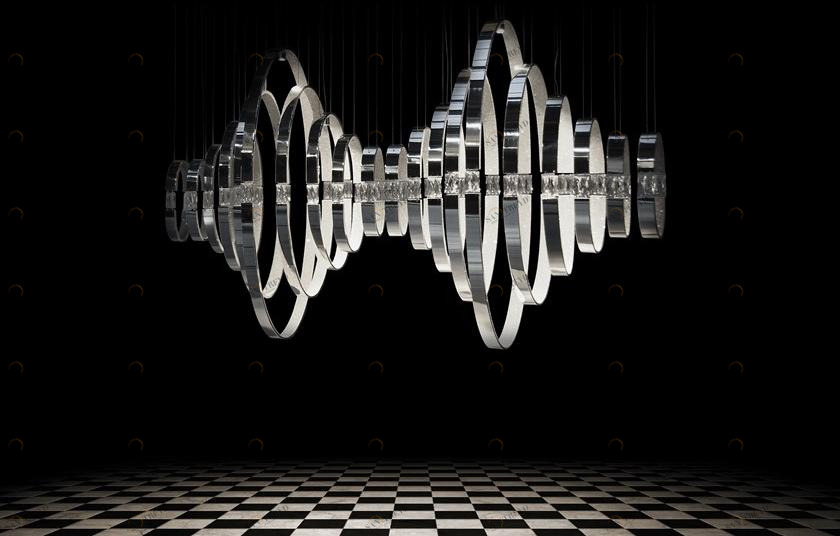 ILFARI Подвесной светильник из металла с отраженным светом Crystal hearts sun-id-1374553