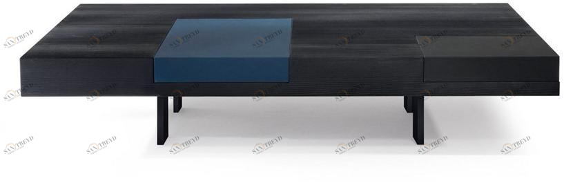 ALBEDO Низкий прямоугольный журнальный столик из лиственницы  Ny120lb 