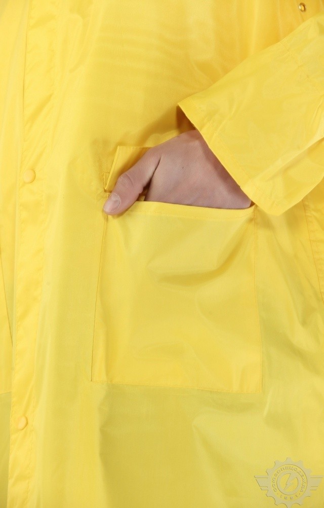 5041809 Плащ Альбатрос влагозащитный ЛАЙТ М желтый  Непромокаемая спецодежда  размер XL  - Вид №11