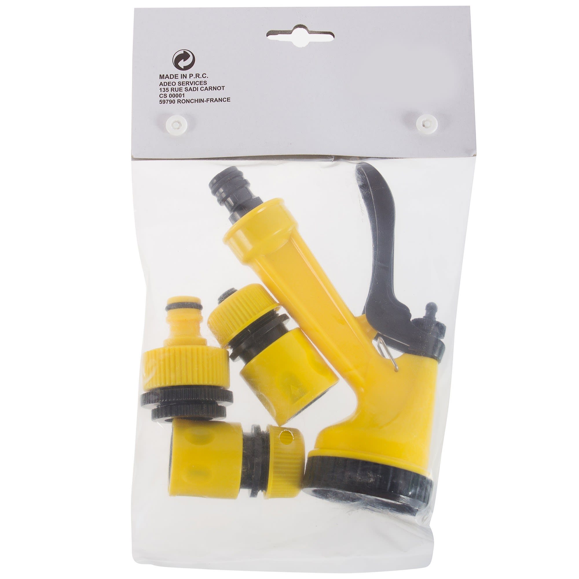 18381403 Набор Пистолет-распылитель для полива с коннекторами 1/2" 5 режимов Santreyd  - Вид №1