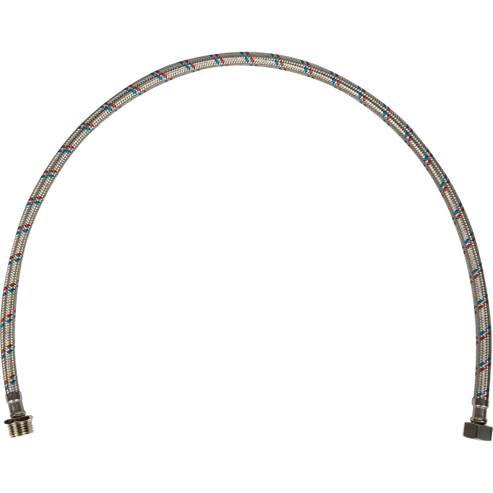 Гибкая подводка для воды ДТРД 80 см x 1/2" наружная-внутренняя резьба STLM-2070769 - Вид №2