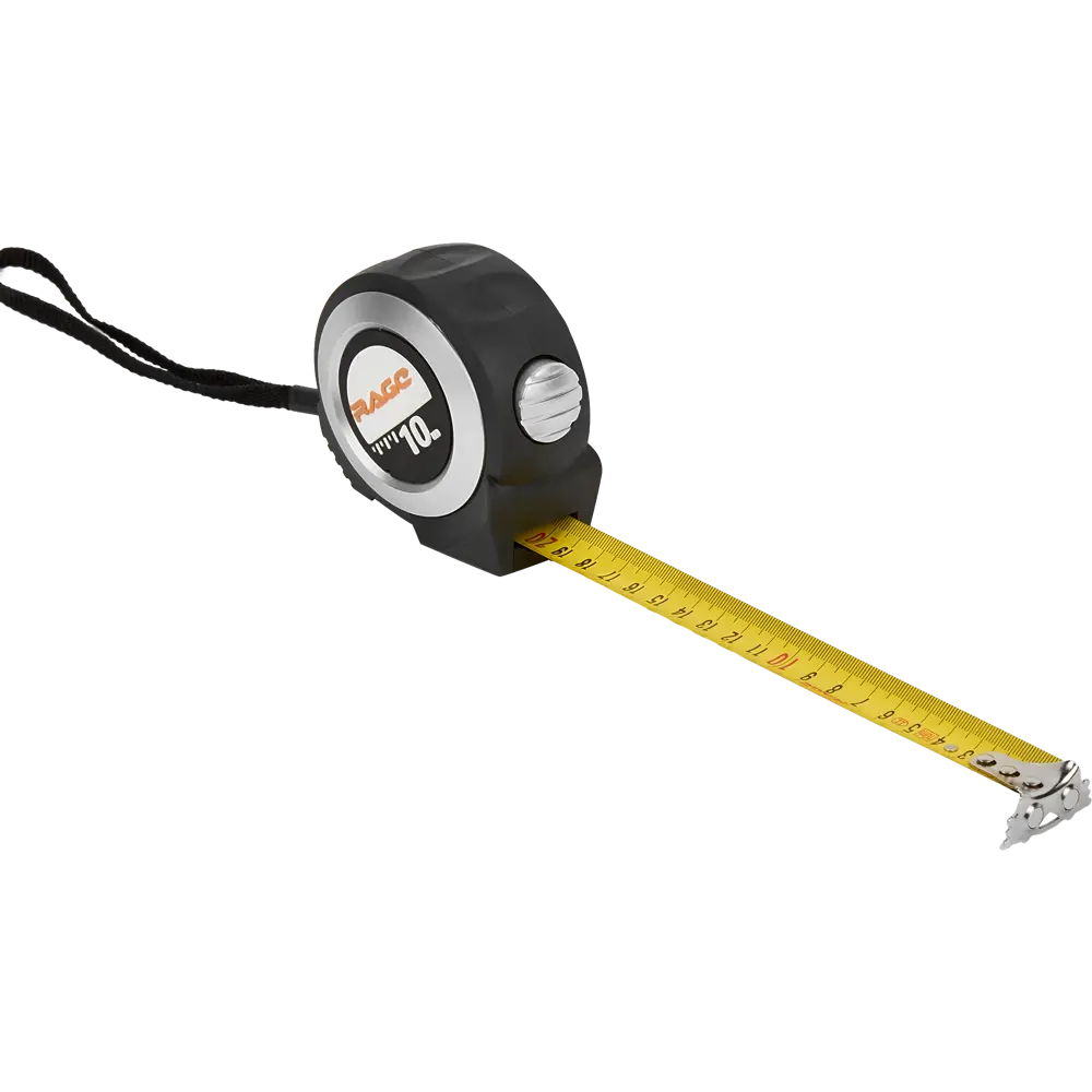 Рулетка RAGE 100050 с автоблокировкой, 10 метров 87233178 STLM-0846799