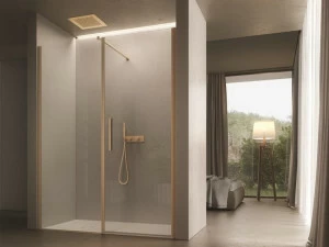 DISENIA Прямоугольная душевая кабина из стекла с распашной дверцей Luce