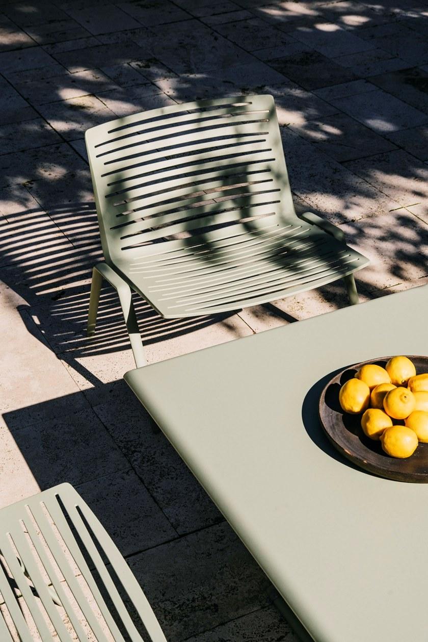 FAST Круглый алюминиевый садовый столик Zebra 420 - Вид №5