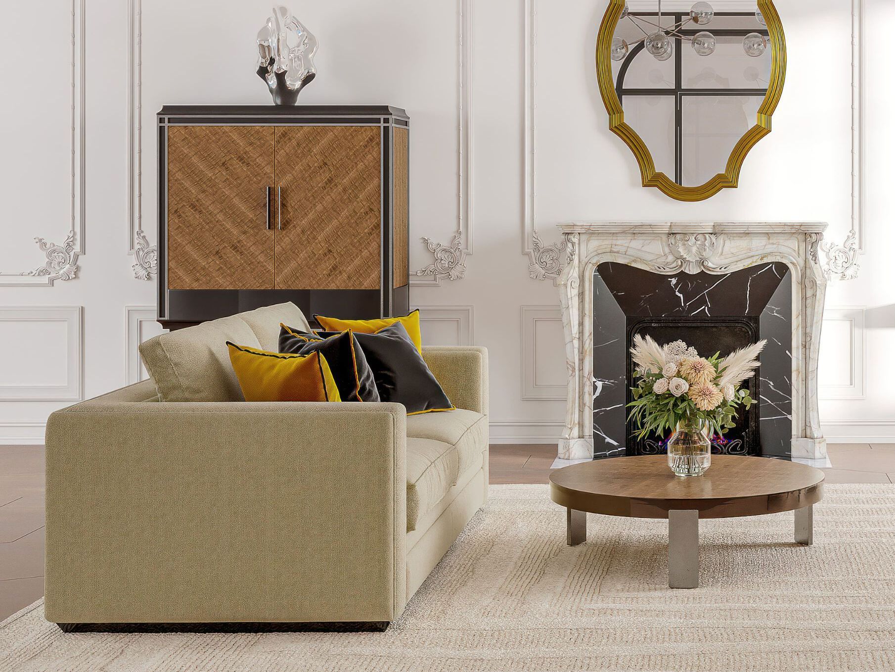 3-местный тканевый диван GUERRA VANNI Studio Privè ARCH-00034346 - Вид №1