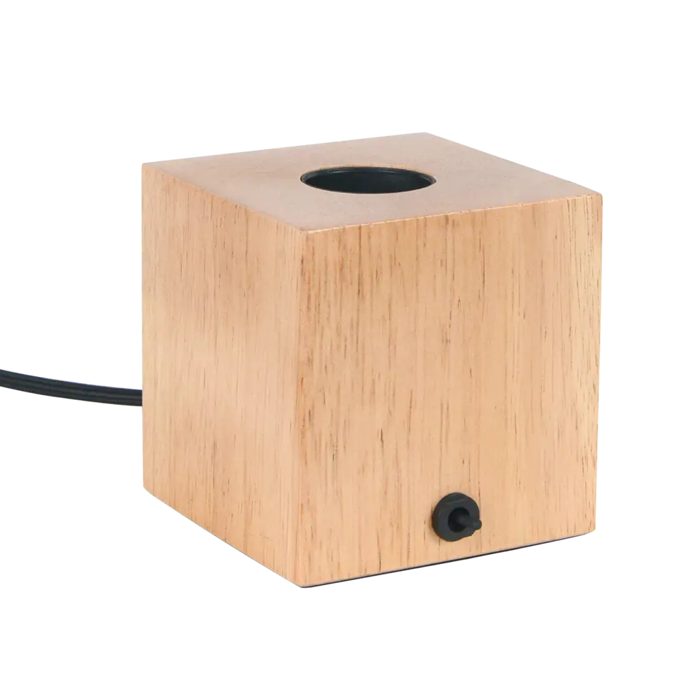 INSPIRE Bokken — деревянная настольная лампа-куб с цоколем Е27 83618145 STLM-0042885 - Вид №3